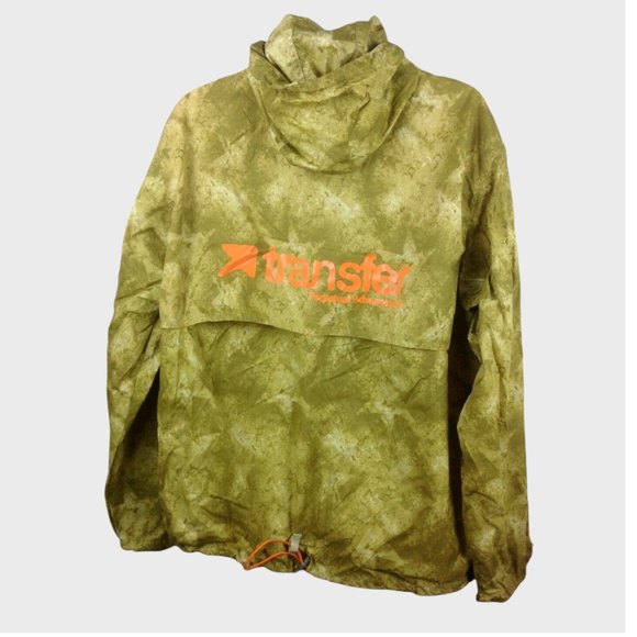 Transfer Research 1/2 Zip Pullover Hoodie Wind Jacket Mens Size L Windbreaker - Picture 4 of 12